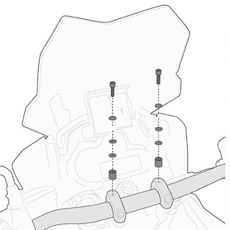 05SKITK Kit viteria specifico per montare lo Smart Bar KS900A