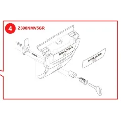 Z398NMV56R - Cerniera V56 montata