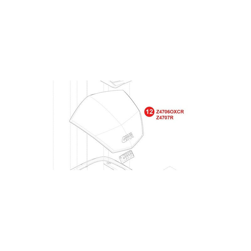 Z4707R - Cover nero goffrato + logo (per V56NN e V56NNT)