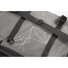 Tank bag grigia estensibile. Modulabile con borsello RA317 - Visenzi Motomarket