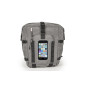 Tank bag grigia estensibile. Modulabile con borsello RA317