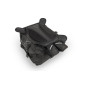 Tank bag nera estensibile. Modulabile con borsello RA317