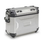 KAPPA KFORCE right side case in natural aluminum 37 lt.