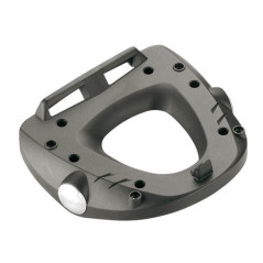 Piastra in nylon (Z667MK) con kit fissaggio valigia incorporato da usare con Monorack KZ e KR