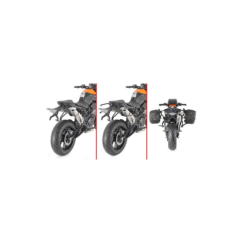 Telaietti REMOVE-X per borse soffici laterali per KTM 890 Duke (21 - 23) TR7708
