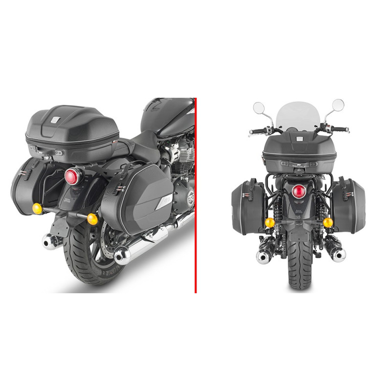 Portavaligie laterale per valigie MONOKEY® per ROYAL ENFIELD Super Meteor 650 (23) PL9058