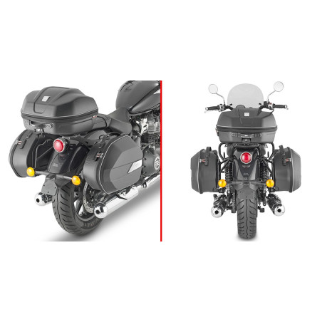 Portavaligie laterale per valigie MONOKEY® per ROYAL ENFIELD Super Meteor 650 (23) PL9058