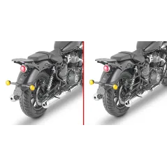 Telaietti REMOVE-X a sgancio rapido per ROYAL ENFIELD Super Meteor 650 (23) TR9058