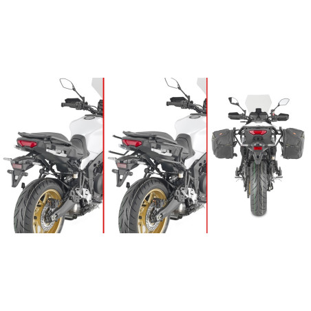 Telaietti specifici REMOVE-X per borse soffici laterali per Yamaha Tracer 9 (21)