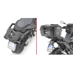 Attacco per bauletto in alluminio nero per BMW R 1300 GS (24 - 25) SRA5143 - Visenzi Motomarket