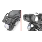 Attacco per bauletto in alluminio nero per BMW R 1300 GS (24 - 25) SRA5143
