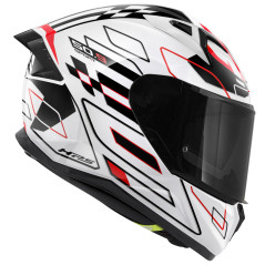 GIVI 50.9 Assault Bianco / Nero / Rosso - Visenzi Motomarket