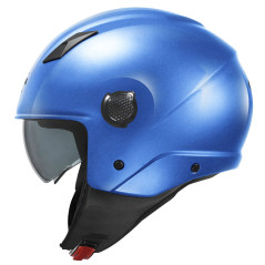 Casco Jet Kappa KV58 Solid Metal Blue - Visenzi Motomarket