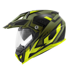 Kappa KV30 EVO Grayer verde militare opaco / nero / giallo - Visenzi Motomarket