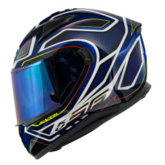 Casco Integrale Kappa KV56 Graphic Neon nero lucido / blu / rosso