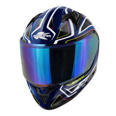 Casco Integrale Kappa KV56 Graphic Neon nero lucido / blu / rosso