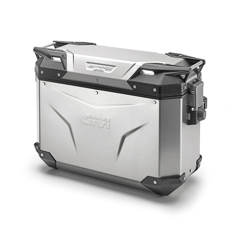 Valigia laterale GIVI Trekker Outback EVO Alluminio 37 lt.- Visenzi Motomarket
