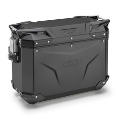 Valigia laterale GIVI Trekker Outback EVO Black Line, in alluminio verniciato nero 37 lt.- Visenzi Motomarket