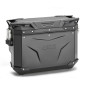 Valigia laterale destra GIVI Trekker Outback EVO Scantonata, in Alluminio verniciato nero 33 lt.