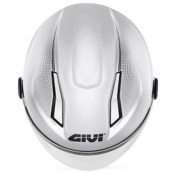 Casco Jet GIVI 11.7 Solid Color Glossy White - Visenzi Motomarket