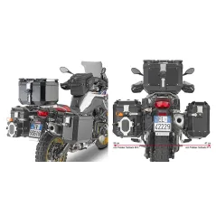Portavaligie laterale per valigie MONOKEY® CAM-SIDE Trekker Outback per BMW F 800 GS (24) PL5127CAM