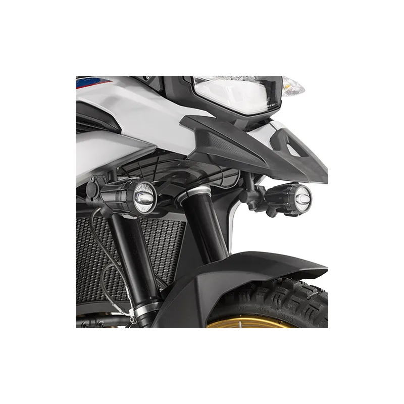 Kit di attacchi per montare i faretti in assenza di un paramotore tubolare per BMW F 800 GS (24) LS5127 Kit di attacchi per montare i faretti in assenza di un paramotore tubolare per BMW F 800 GS (24) LS5127