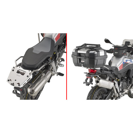 Attacco posteriore in alluminio per bauletto MONOKEY® per BMW F 900 GS Adventure (24) SRA5134