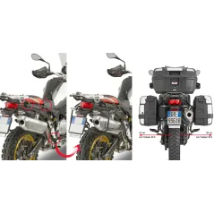 Portavaligie laterale a rimozione rapida specifico per valigie MONOKEY® o RETRO FIT per BMW F 900 GS Adventure (24) PLR5127