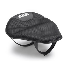 Cuscino da sella universale ad aria GIVI rivestito in tessuto traspirante nero - Visenzi Motomarket