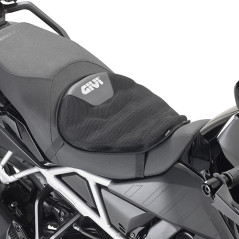 Cuscino da sella universale ad aria GIVI rivestito in tessuto traspirante nero - Visenzi Motomarket
