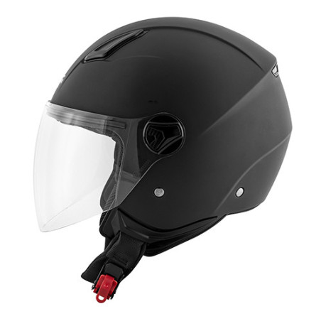 Kappa KV28 Evo Join Basic matt black demi-jet helmet