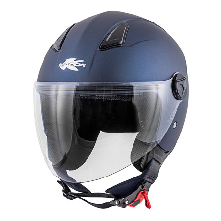 Casco demi-jet Kappa KV28 Evo Join Basic blu scuro opaco