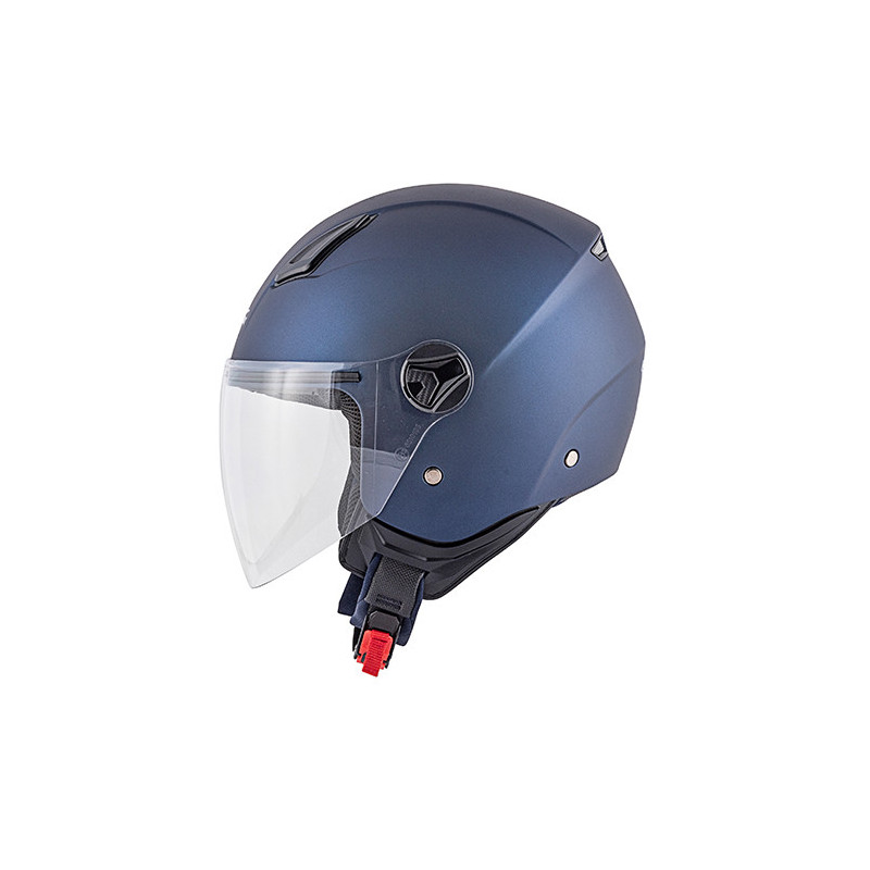 Casco demi-jet Kappa KV28 Evo Join Basic blu scuro opaco - Visenzi Motomarket
