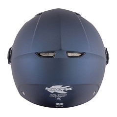 Kappa KV28 Evo Join Basic matt dark blue demi-jet helmet - Visenzi Motomarket
