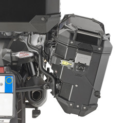 Valigia laterale destra scantonata GIVI Trekker Outback EVO Smart Alluminio 33 lt.- Visenzi Motomarket