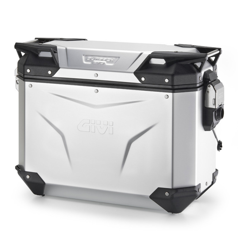 Valigia laterale destra GIVI Trekker Outback EVO Smart ANODIZZATO 37 - Visenzi Motomarket