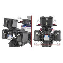 Portavaligie laterale per valigie MONOKEY CAM-SIDE Trekker Outback per BMW R 1300 GS Adventure (25) PLO5146CAM