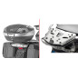 Attacco in alluminio per bauletto MONOKEY per BMW R 1250 RT (21 - 25) SRA5113