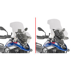 Cupolino specifico trasparente 65 x 54 cm (H x L) per BMW R 1300 GS (24 - 25) D5144ST - Visenzi Motomarket
