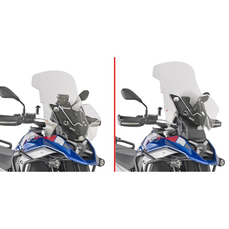 Cupolino specifico trasparente 65 x 54 cm (H x L) per BMW R 1300 GS (24 - 25) D5144ST - Visenzi Motomarket