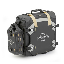 GIVI GRT725 Waterproof Side Bag with Monokey® CAM-SIDE Mounting System, 30 L