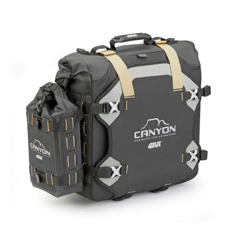 GIVI GRT725 Waterproof Side Bag with Monokey® CAM-SIDE Mounting System, 30 L
