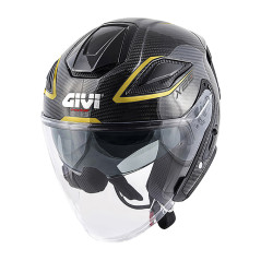Casco Jet GIVI X.29 Carbon Nero / Oro - Visenzi Motomarket