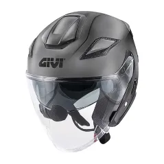 GIVI X.29 Basic Jet Helmet Matt Titanium - Visenzi Motomarket
