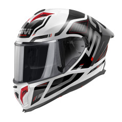 Casco Integrale GIVI 50.3 Quasar Bianco / Nero / Rosso - Visenzi Motomarket