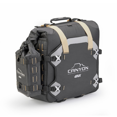 Coppia di borse laterali waterproof 35+35 lt GIVI GRT709B CANYON