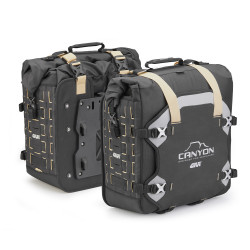 Coppia di borse laterali waterproof 35+35 lt GIVI GRT709B CANYON
