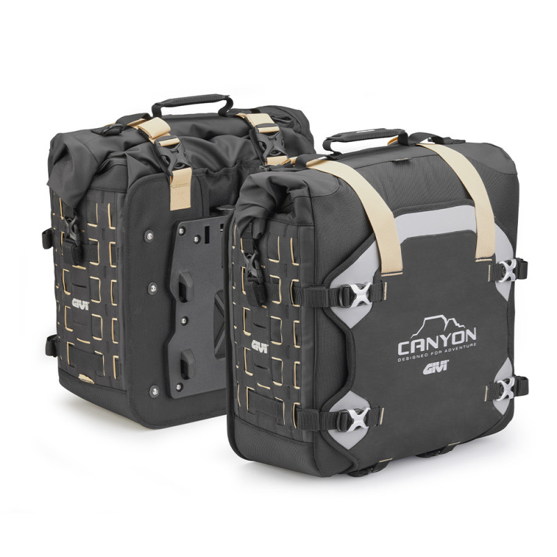 Pair of side bags, 35 + 35 ltr GRT709 CANYON - Visenzi Motomarket