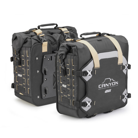 Pair of side bags, 35 + 35 ltr GRT709 CANYON - Visenzi Motomarket