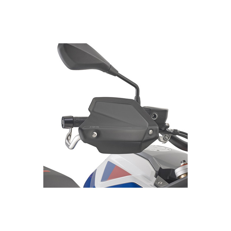 Paramani maggiorato in plexiglass nero opaco per BMW F 900 GS (24) EH5145